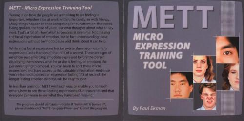 Micro expression Training Tool - METT by Paul Ekman [2003 ., ]