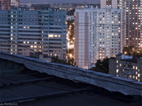 Москва с крыши здания (от RG Фотокоры)
